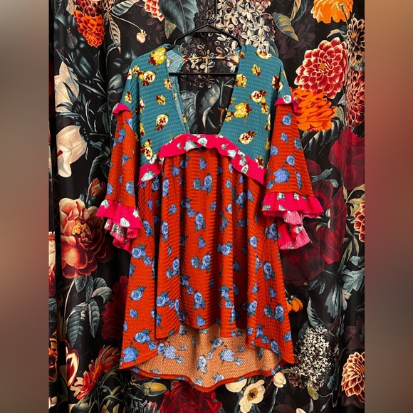 Anthropologie Ruffled Sleep Mini Dress - Picture 3 of 4